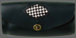 White/Black Braided Windshield Bag