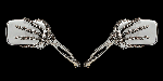 Skull Mirror Set