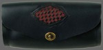 Violet Pearl/Black Braided Windshield Bag